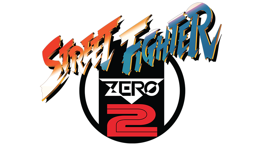 Street Fighter Zero 2 title screen for Sega Saturn